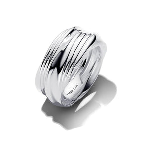 Anello Linea Avvolgente DivisibileArgento Sterling 925(Misura 52)