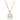 Pendente Una Angelic Taglio Cushion, Bianco, Finitura oro 18K