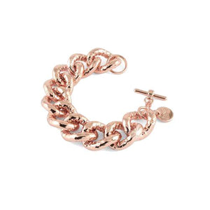 Bracciale Unoaerre in bronzo dorato rosa