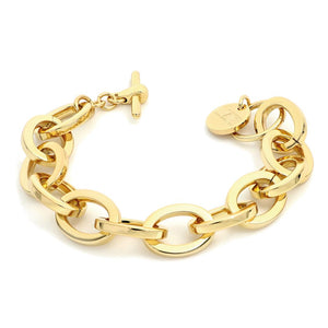 Bracciale Unoaerre in bronzo dorato da donna