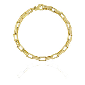 Bracciale Unoaerre catena forzatina dorata
