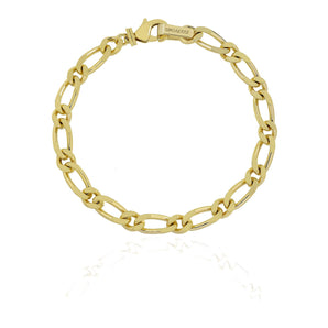 Bracciale Unoaerre dorato catena fantasia