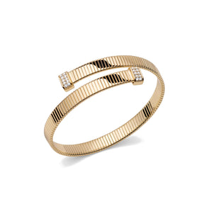 Bracciale Unoaerre tubogas con zirconi