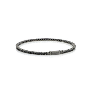 Bracciale Unoaerre Tennis in argento brunito