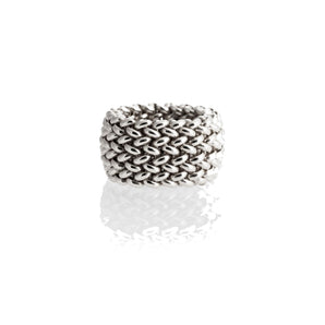 Anello Unoaerre in argento bianco Chicco
