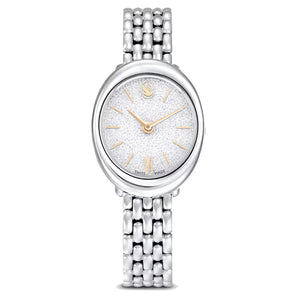 Orologio Swarovski Imber oval Fabbricato in Svizzera, Bracciale di metallo, Tono argentato, Acciaio inossidabile