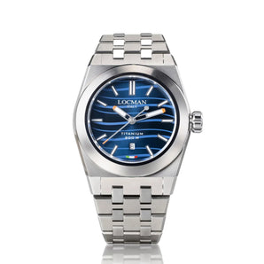 Orologio Locman Stealth Titanio al Quarzo Blu Sunray