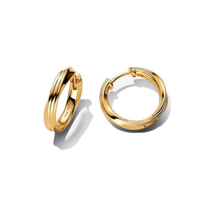 Orecchini Cerchi Linea Avvolgente
Placcatura in Oro 14k