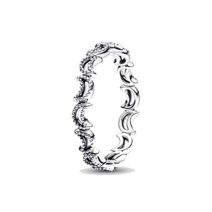 Anello Luna Crescente Luminosa (Misura 54)