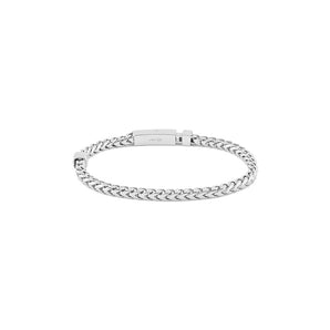 Bracciale da uomo in argento e diamante