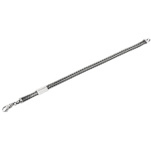 Bracciale Unoaere in argento bianco coda di volpe