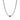 Collana Choker Cuore Rosso Pandora