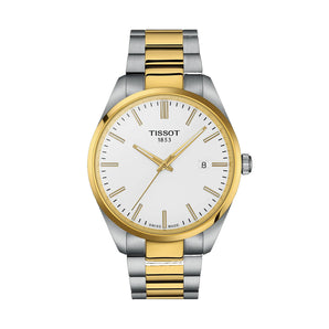 Orologio Tissot PR 100 40mm acciaio misto color oro