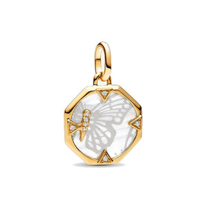 Charm Medallion Pearlescent Butterfly Pandora ME