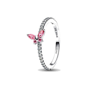 Anello Farfalla scintillante (Misura 52)