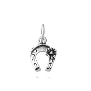 Charm ferro di cavallo margherita