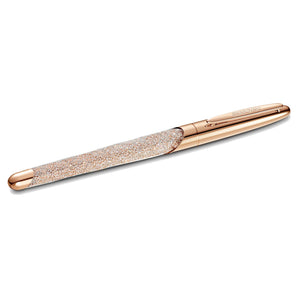 Penna Roller Crystalline Nova, tono oro rosa, placcato color oro rosa