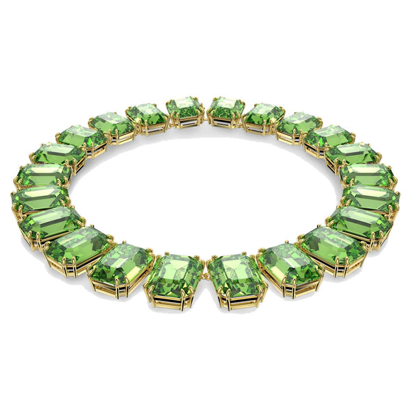 Collana Swarovski Millenia Cristalli taglio ottagonale, Verde