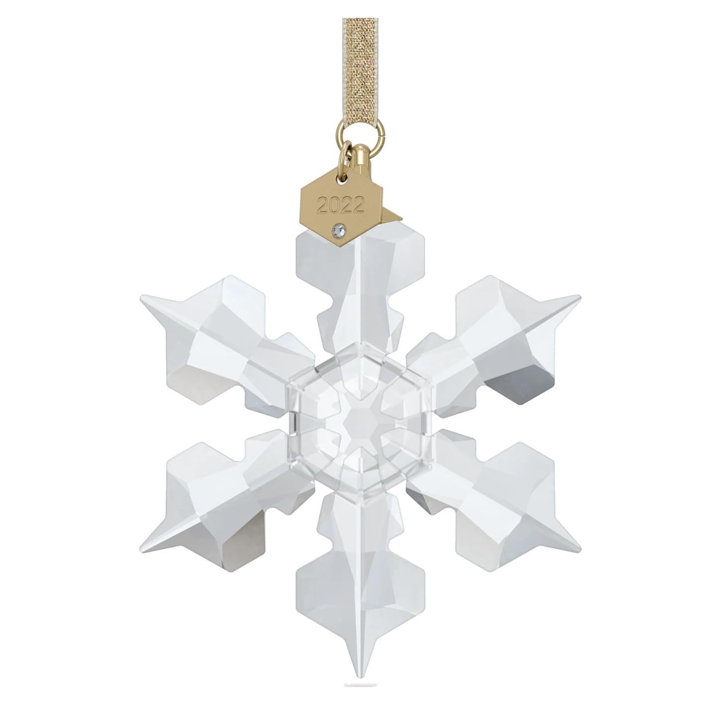 Edizione annuale 2022 decorazione Swarovski fiocco di neve