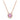 Pendente Swarovski Sparkling Dance Viola, Placcato color oro Rosa