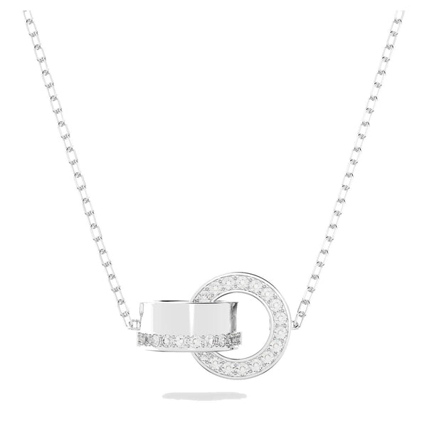 Pendente Swarovski Hollow Piccalo, Bianco, Placcato rodio