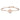 Bracciale rigido Swarovski Sparkling Dance Bianco, Placcato color oro rosa