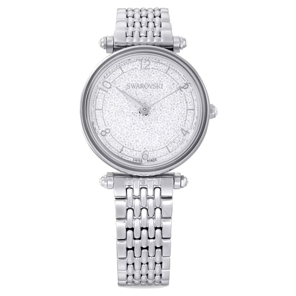 Orologio Swarovski Crystalline Wonder Fabbricato in Svizzera, Bracciale di metallo, Tono argentato, Acciaio inossidabile