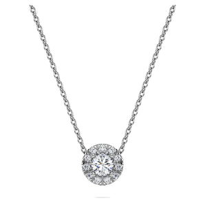 Pendente Eternity 0,23CT G VS, Diamanti creati in laboratorio Argento sterling