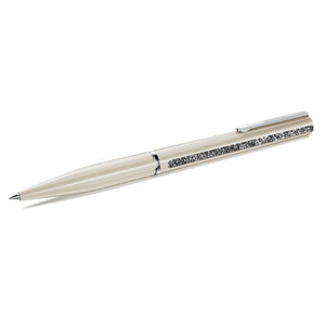 Penna a sfera Crystal Shimmer Glide Beige, Laccato beige, cromatura