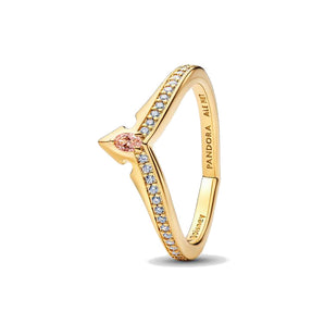 Principesse Disney, Aurora, Anello Tiara
Finitura in Oro (Misura 52)