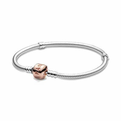 Bracciale Pandora Moments con maglia snake (Misura 17 Cm)