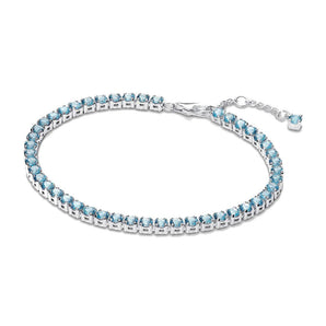 Bracciale Tennis Cristalli Azzurri
Argento Sterling 925 (Misura 20 Cm)