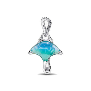 Charm Pendente Manta Vetro di Murano