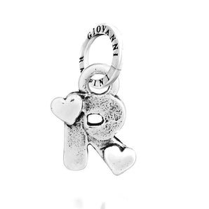 Charm Giovanni Raspini "r" cuoricini