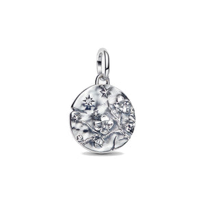 Charm Medallion Talisman Fiore di Ciliegio "Vivat Floreat"