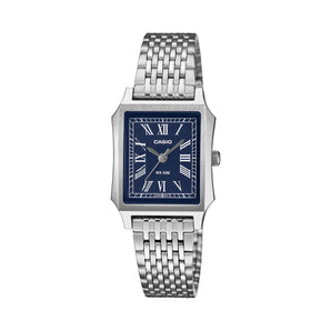 Orologio Casio donna rettangolare bracciale acciaio