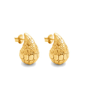 Orecchini goccia croco piccoli