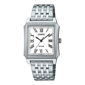 Orologio Casio rettangolare con bracciale acciaio