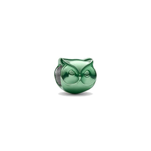 Mini Charm Gufo effetto metallico verde
Argento Sterling 925