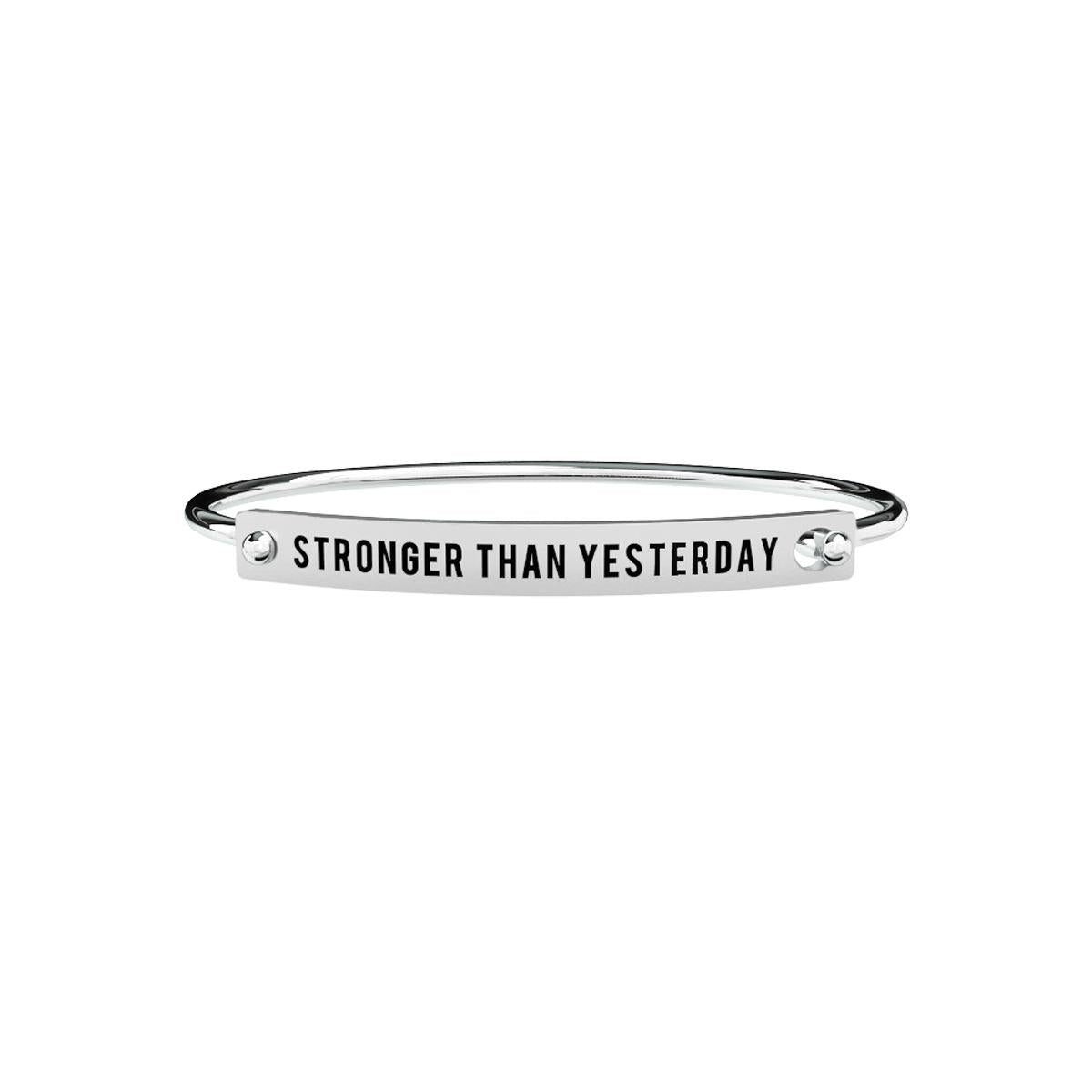 Stronger than yesterday