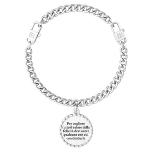 Bracciale Kidult - "PER COGLIERE TUTTO…CONDIVIDERLA" Mark Twain