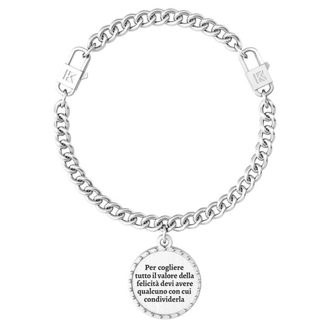 Bracciale Kidult - "PER COGLIERE TUTTO…CONDIVIDERLA" Mark Twain