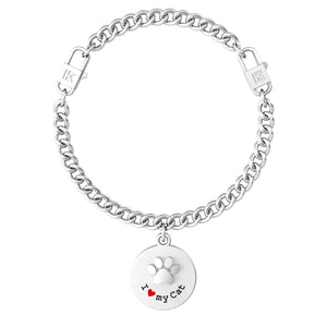 Bracciale Kidult - I LOVE MY CAT