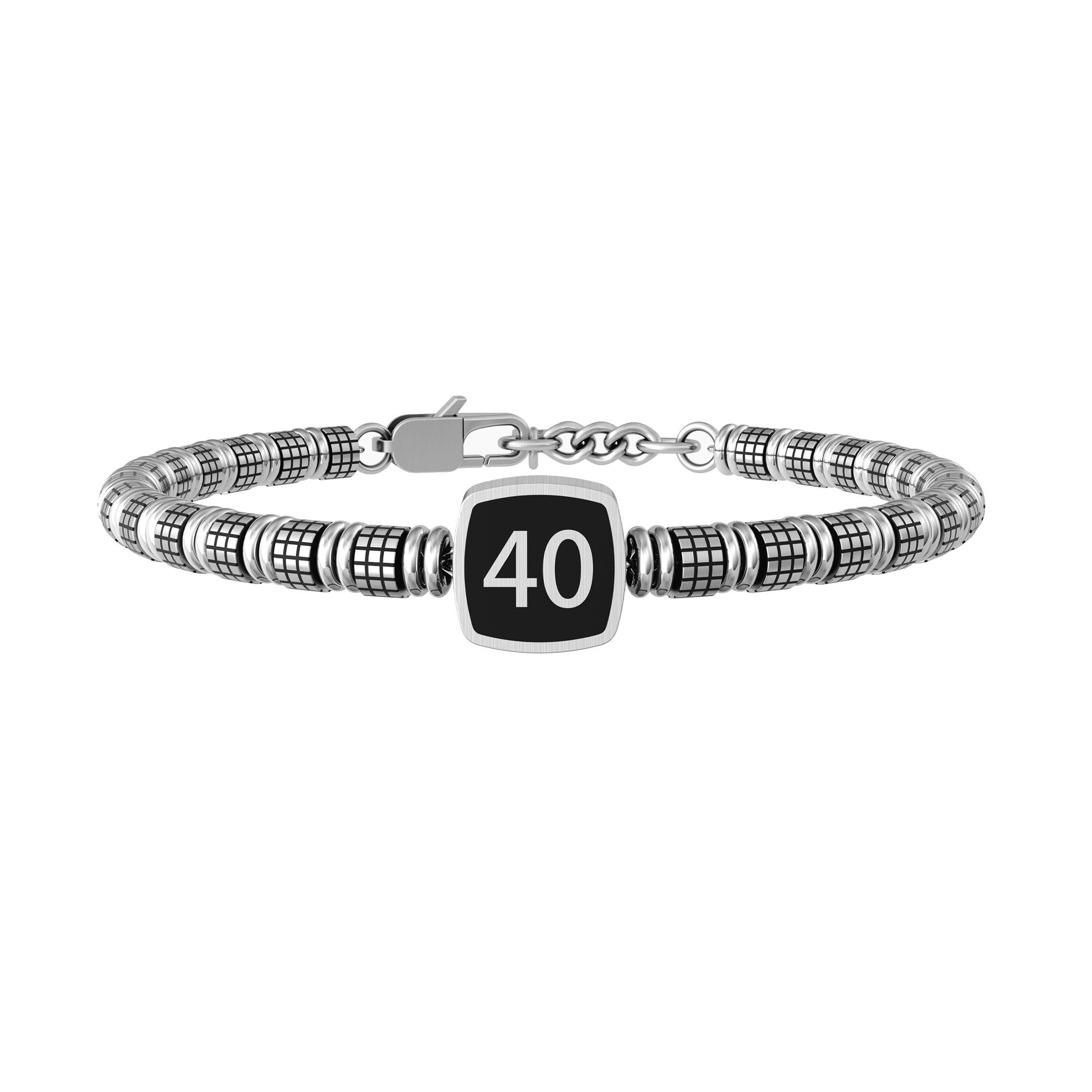 Bracciale in acciaio Kidult, 40 the best is yet to come