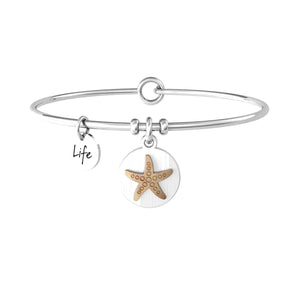 Bracciale Kidult rigido donna con stella marina