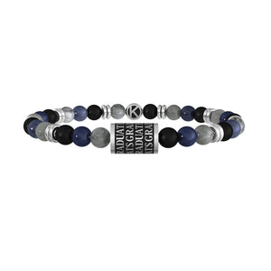 Bracciale Kidult uomo con charm e pietre colorate