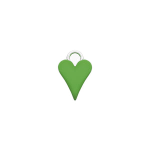 Pendente per orecchino Kidult a forma di cuore verde