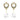 Orecchini Swarovski East Wire