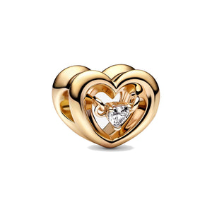 Charm Pandora Cuore Splendente con Pietra