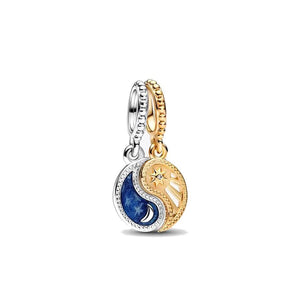 Charm Pandora Pendente Sole e Luna Divisibile